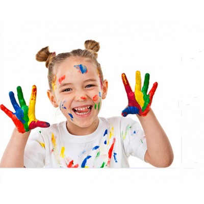 Kids washable acrylic finger paint color formaldehyde-free art paint