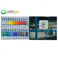 Chinjoo healthy art paint Professional 12ml diy artist oil color paint set formaldehyde-free