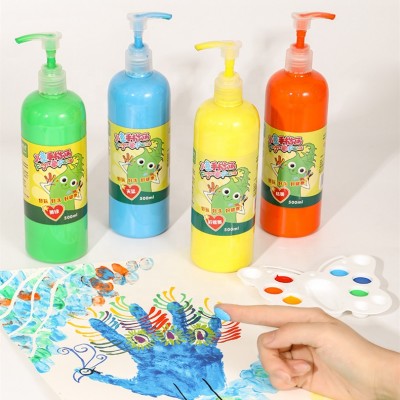 Professional Chinjoo Paint Children and Adults DIY Paint Toys 24 Colors finger paint 500ml Bottled