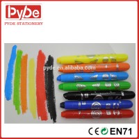 12Colors Washable Silky Gel Crayon for Kids